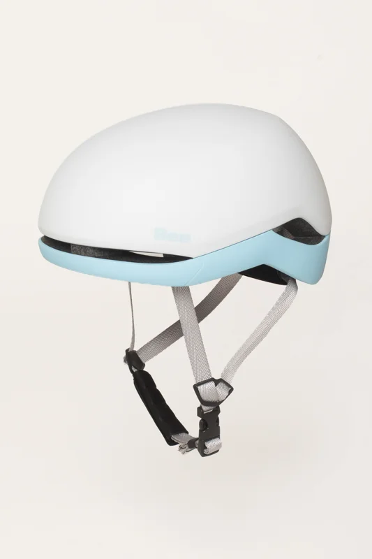 Capacete Branco com azul